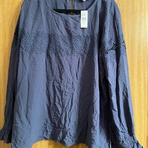 NWT Loft Long Sleeve Top Size XXL